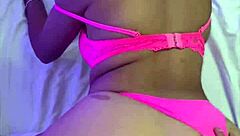 Roxie Sinner's huge tits bounce during off-set pounding