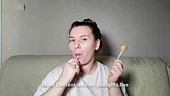 How I Love Giving Double Blowjob To Two Hard Cocks On Homemade Webcam