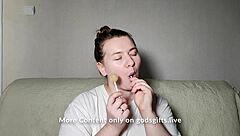 How I Love Giving Double Blowjob To Two Hard Cocks On Homemade Webcam