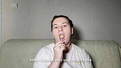 How I Love Giving Double Blowjob To Two Hard Cocks On Homemade Webcam