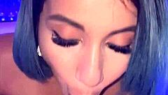 Roxie Sinner's huge tits bounce during off-set pounding