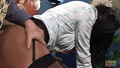 Hey, watch this milf get pounded in the office