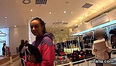 i'm a glamorous czech nympho seduced in mall, clothes ripped, poked in asshole pov