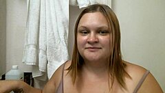 i tease with dildo and strip in shower