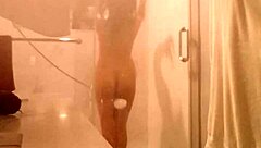 Detailed blowjob and assfucking in the shower