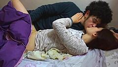 Sexy redhead college girl ditches studying to deepthroat his big cock passionately