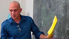 Teen in College Threeway Gets Pussy Licked by MILF