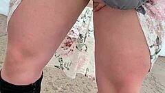 public vibrating panties tease slut milf