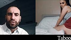 Oh wow, stepdaughter does the nasty on video call for uncle!