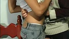 Padeiro fucks latina ass with big cock in anal sex