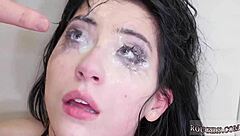 Big dick dominates small teen in extreme anal action. Can't believe how intense this gets!