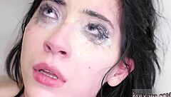 Big dick dominates small teen in extreme anal action. Can't believe how intense this gets!