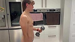 I enjoy nude workout sessions focusing on athletic fitness and body exercises in a relaxed environment