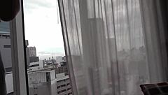 第一部分 亚洲美女Hiyochin，大学偶像，痴迷酒店性爱！舔舐、骑乘、生猛抽插，大量内射！