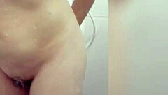 i got excited in the hot shower