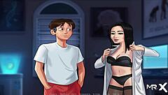 Teen Quickly Cums Inside His Teacher In Summertime Saga