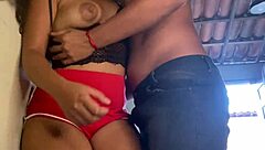 I was home alone with my naughty stepbrother, and he couldn't resist fucking me doggystyle.