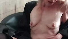 Belgian Babe Smoking in Stockings and Lingerie