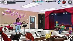 Teen Quickly Cums Inside His Teacher In Summertime Saga