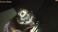 Glory Hole Teen Gets Cum Bath!