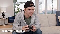 redhead milf and teen participate in reality show scene