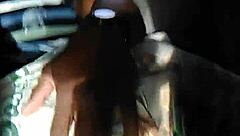 stunning brunette feels her pussy licked in group lesbian party