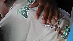 stunning brunette feels her pussy licked in group lesbian party