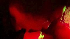 mixed step sister swallows every drop of big black cock