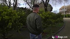 Risk-loving mom debuts in amazing public fuck