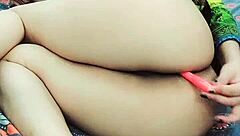 Sobia Nasir fucks big ass with bottle on video call