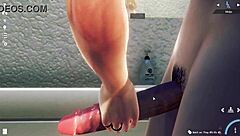 brunette cutie sucks and swallows cumshot