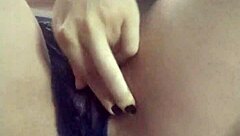 fucking teen 18+ watching tv, creampie in pussy, portuguese couple amateurs feet watching together