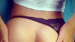 fucking teen 18+ watching tv, creampie in pussy, portuguese couple amateurs feet watching together