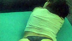 fucking teen 18+ watching tv, creampie in pussy, portuguese couple amateurs feet watching together