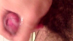 Gay Jerkoff with Greasy Dick in Raw Action