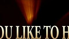 Handjob in leather gloves leads to cumshot