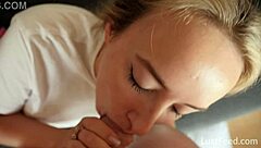 Innocent teen Ann enjoys amateur tape with toys.