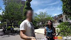 Tourist Feels Intense Passion Picking Up Latina Amateur for Doggystyle Fuck