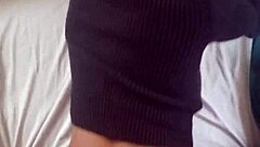 Ebony Bent Over for Big Black Cock Doggystyle Quickie!