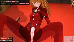 Uncensored Asuka Anal in Hentai 3D.