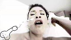 Is this brunette bj queen filled with creampie cum?