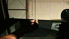 Japanese Beauty Flashes Boldly In The Car Interior