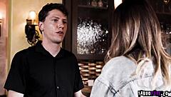 kyler quinn and rion king get caught by brad newman in a threesome