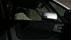 Japanese Beauty Flashes Boldly In The Car Interior