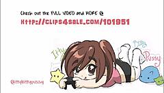 Step Sister Masturbates to Orgasm on Skype