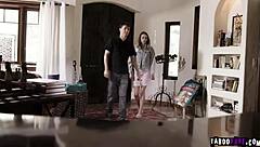 kyler quinn and rion king get caught by brad newman in a threesome