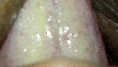 the big beautiful woman gets licked all over her fat body