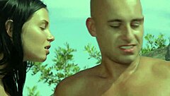 mia and victoria blaze seduce a man with their exotic looks.