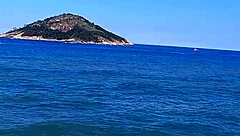 Bruna Black Gives Intense Sex Show on Rio Nudist Beach