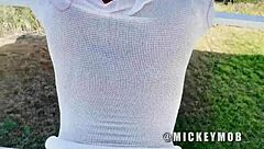 Big Booty Santana Red Gives Intense Blowjob on Caribbean Beach